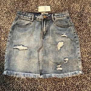 New Joyfolie denim mini skirt size 28